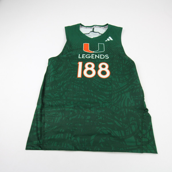 Miami Hurricanes adidas Compression Top Men's New without Tags Multiple Sizes TOPS-178540