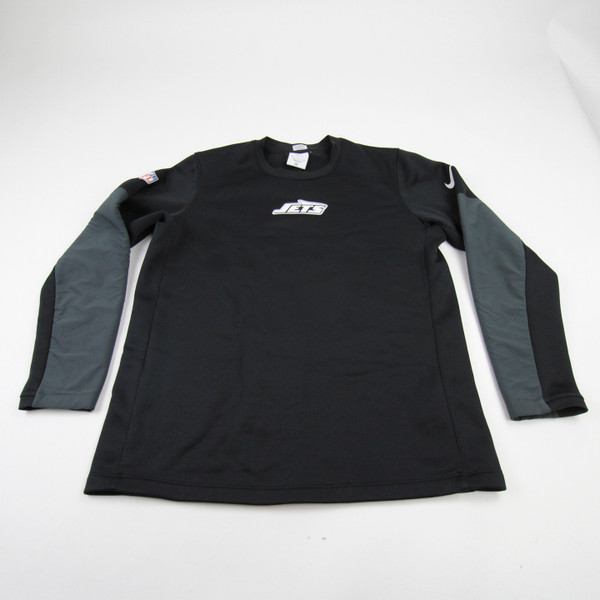 New York Jets Nike NFL On Field Therma-Fit Sweatshirt Men's Black Used M TOPS-178969