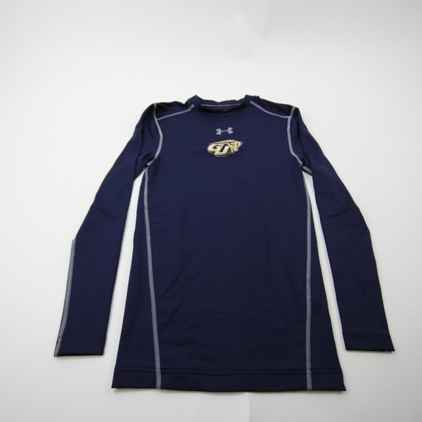 Gallaudet Bison Under Armour Compression Top Men's Navy Used S TOPS-179104