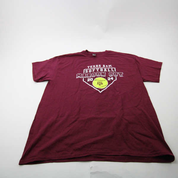 Texas A&M Aggies Gildan Heavy Cotton Short Sleeve Shirt Men's XL TOPS-179096