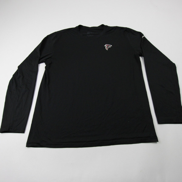 Atlanta Falcons Nike NFL On Field Long Sleeve Shirt Men's Black Used L TOPS-178929
