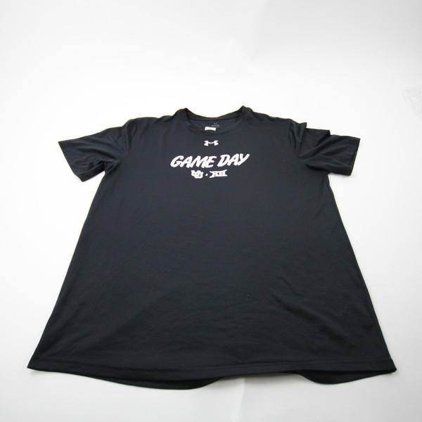 Utah Utes Under Armour Short Sleeve Shirt Men's Black Used Multiple Sizes TOPS-179016