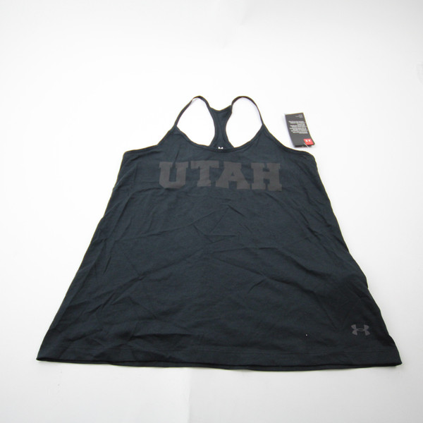 Utah Utes Under Armour Sleeveless Shirt Women's Black New with Tags S TOPS-179017