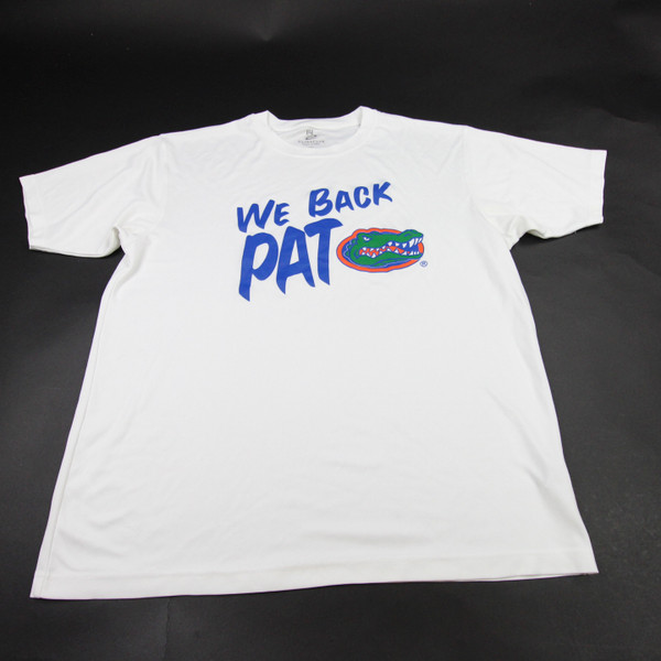 Florida Gators Ultra Club Short Sleeve Shirt Men's White Used L TOPS-179623
