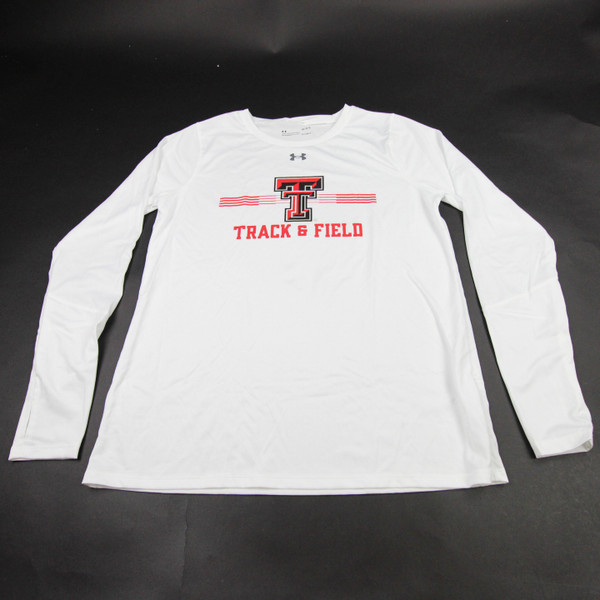Texas Tech Red Raiders Under Armour HeatGear Long Sleeve Shirt Women's Used L TOPS-179671