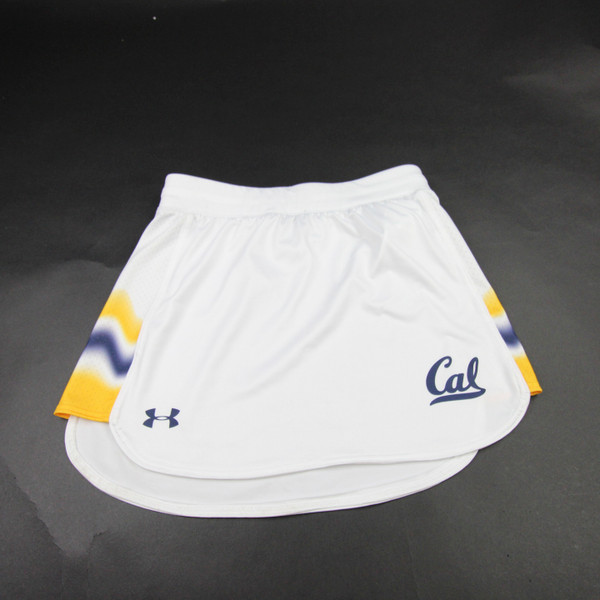 California Golden Bears Under Armour Skort Women's White Used Multiple Sizes SHOR-038786