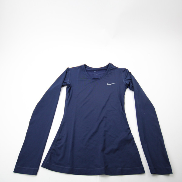 Nike Dri-Fit Long Sleeve Shirt Women's Navy New without Tags Multiple Sizes TOPS-179546