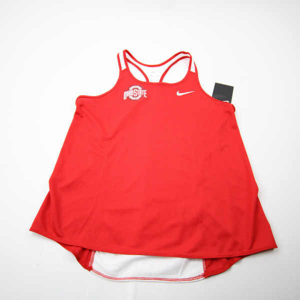 Ohio State Buckeyes Nike Dri-Fit Sleeveless Shirt Women's Red New with Tags M TOPS-179752
