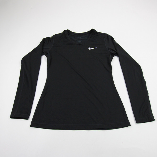 Nike Dri-Fit Long Sleeve Shirt Women's Black Used L TOPS-179790