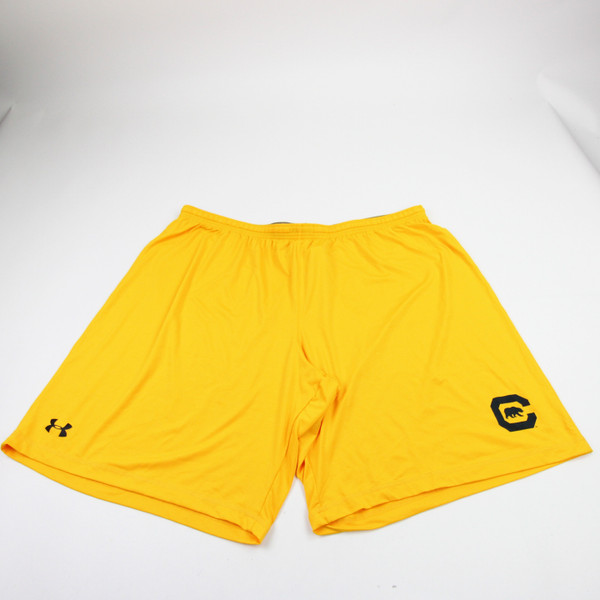 California Golden Bears Under Armour Practice Shorts Men's Yellow Used 4XL SHOR-038690