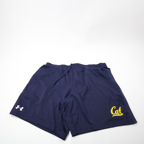 California Golden Bears Under Armour Practice Shorts Men's Navy Used 3XL SHOR-038893