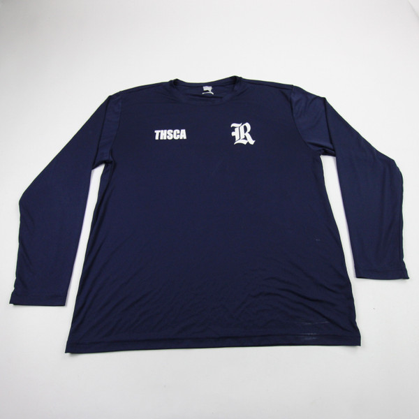 Rice Owls Sport-Tek Short Sleeve Shirt Men's Navy Used Multiple Sizes TOPS-179461