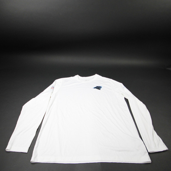 Carolina Panthers Nike NFL On Field Nike Tee Long Sleeve Shirt Men's Used XL TOPS-179864