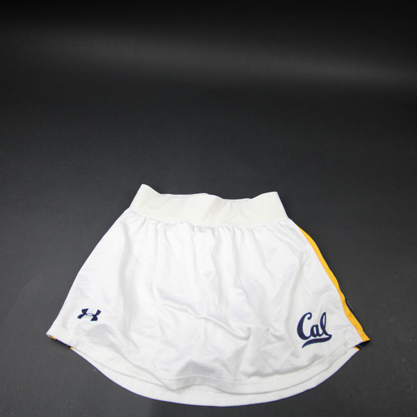 California Golden Bears Under Armour Skort Women's White Used Multiple Sizes SHOR-038930