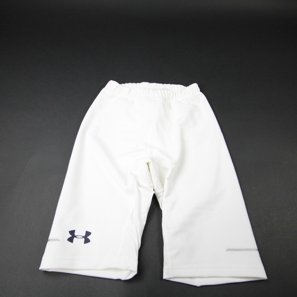 Under Armour Running Short Men's White Used Multiple Sizes SHOR-038934