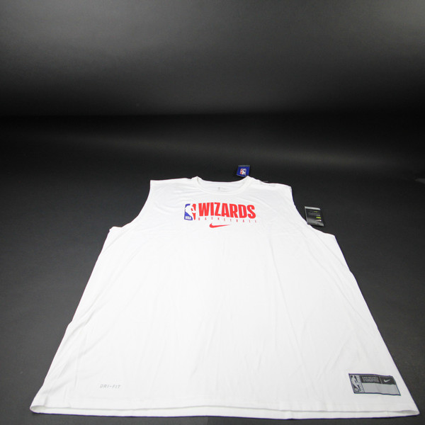 Washington Wizards Nike NBA Authentics Nike Tee Sleeveless Shirt Men's 4XL TOPS-179357