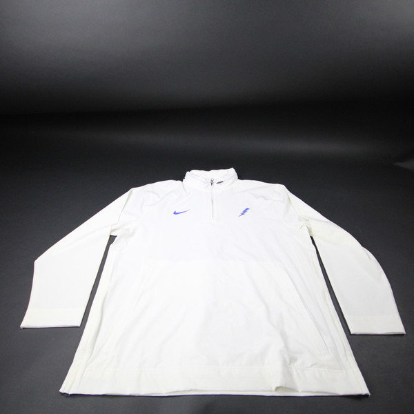 Air Force Falcons Nike Pullover Men's White Used XL TOPS-180136