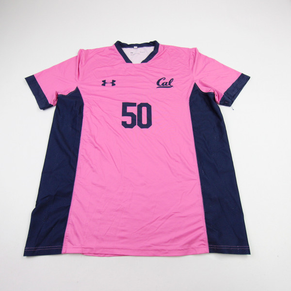 California Golden Bears Under Armour Game Jersey - Other Men's Pink Used L JRSY-011192