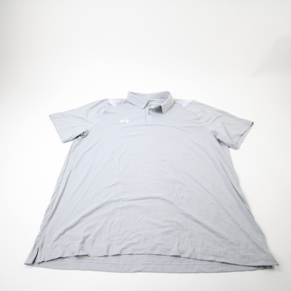Under Armour Iso-Chill Polo Men's Gray Used XXL TOPS-180113