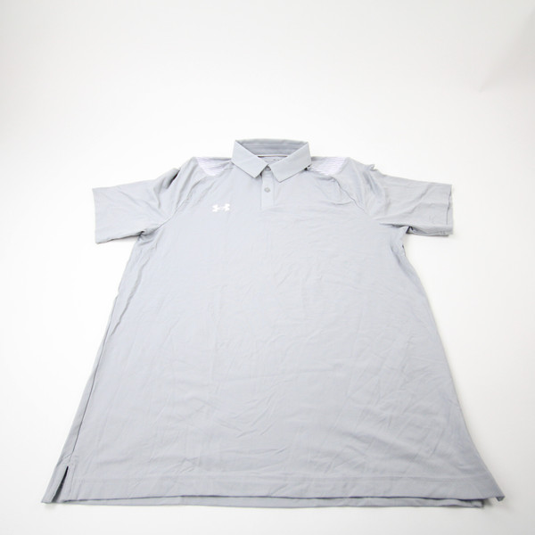 Under Armour Iso-Chill Polo Men's Light Gray Used Multiple Sizes TOPS-180139