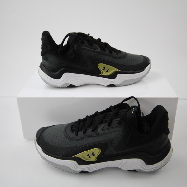 Under Armour Spawn Basketball Shoe Men's Black New without Box Multiple Sizes SHOE-022836