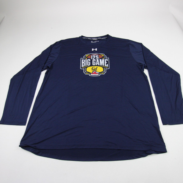 California Golden Bears Under Armour Long Sleeve Shirt Men's Navy Used 3XL TOPS-180320