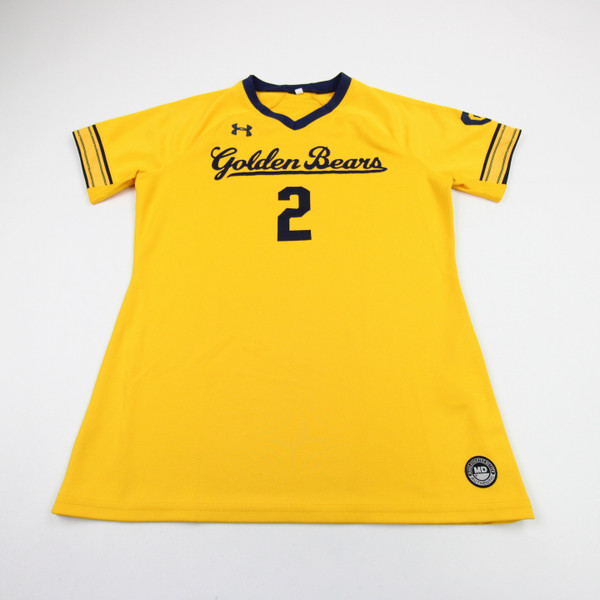 California Golden Bears Under Armour Game Jersey - Soccer Women's Gold Used M JRSY-011352