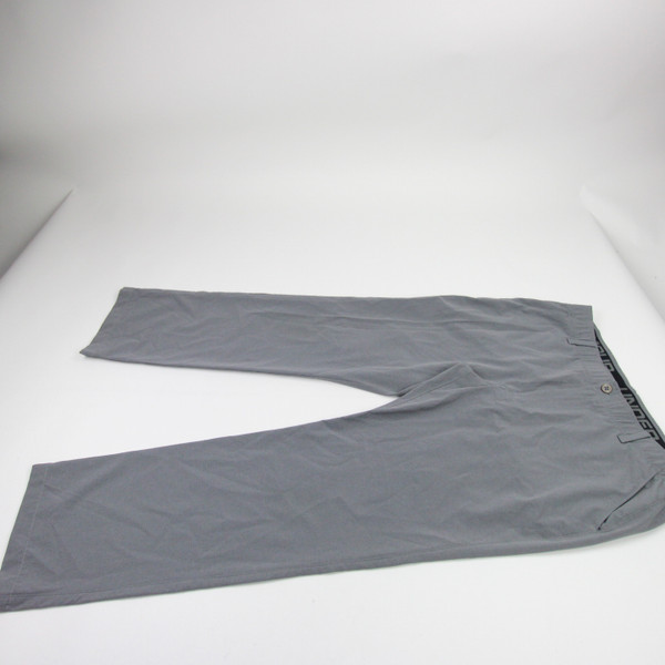 Under Armour HeatGear Dress Pants Men's Gray Used 38X32 PNTS-037195