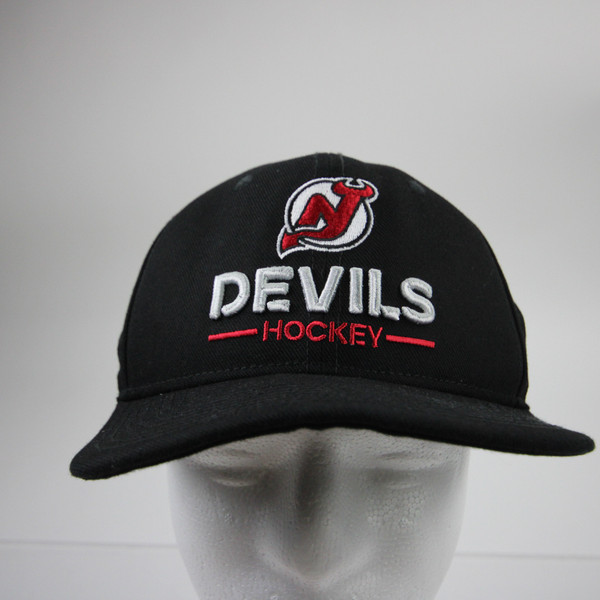 New Jersey Devils Fanatics NHL Pro Authentics Snap-Back Hat Unisex Used OSFA HATS-016966