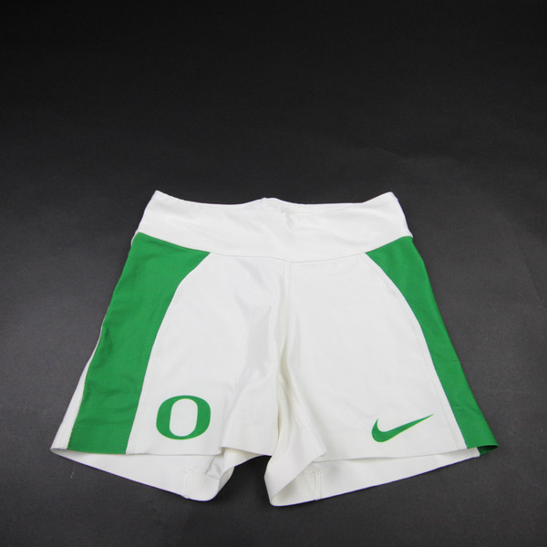 Oregon Ducks Nike Running Short Women's White Used S SHOR-039307