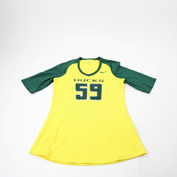 Oregon Ducks Nike Practice Jersey - Volleyball Women's Yellow Used M JRSY-011618