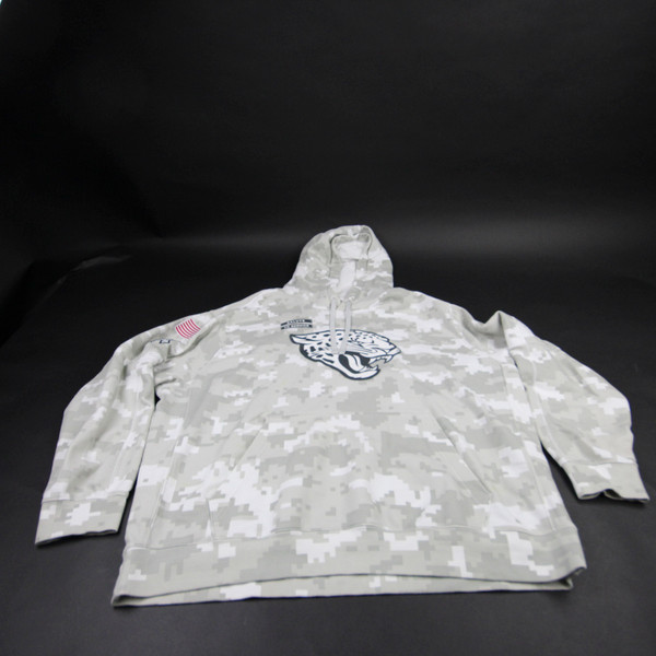 Jacksonville Jaguars Nike NFL On Field Sweatshirt Men's Camouflage Used XXL TOPS-181252