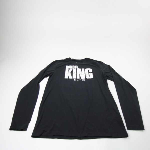 Nike NBA Authentics Nike Tee Long Sleeve Shirt Men's Black Used Multiple Sizes TOPS-181136