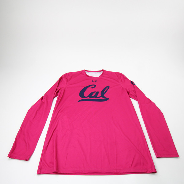 California Golden Bears Under Armour Long Sleeve Shirt Men's Pink Used M TOPS-181187