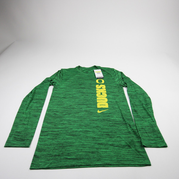 Oregon Ducks Nike Nike Tee Long Sleeve Shirt Men's Green New with Tags S TOPS-180695