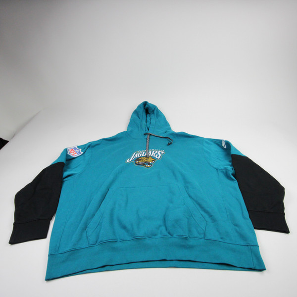 Jacksonville Jaguars Nike NFL On Field Dri-Fit Sweatshirt Men's Teal Used XXL TOPS-181433