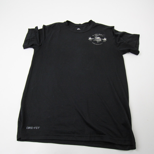 Minnesota Vikings Nike Short Sleeve Shirt Men's Black Used M TOPS-181450