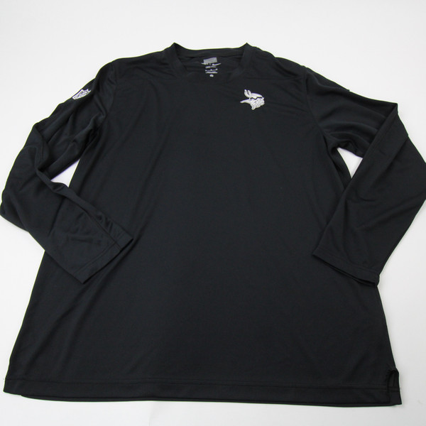 Minnesota Vikings Nike NFL On Field Long Sleeve Shirt Men's Black Used XL TOPS-181459