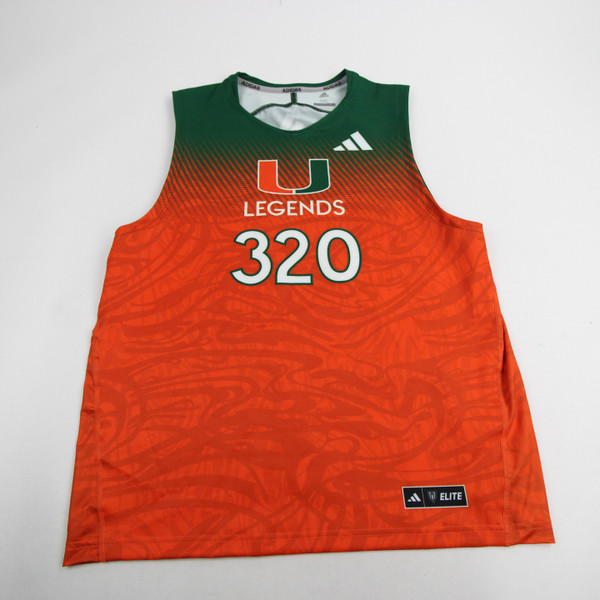 Miami Hurricanes adidas Sleeveless Shirt Men's New without Tags Multiple Sizes TOPS-144520