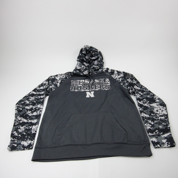 Nebraska Cornhuskers Colosseum Sweatshirt Men's Dark Gray Used XL TOPS-183116