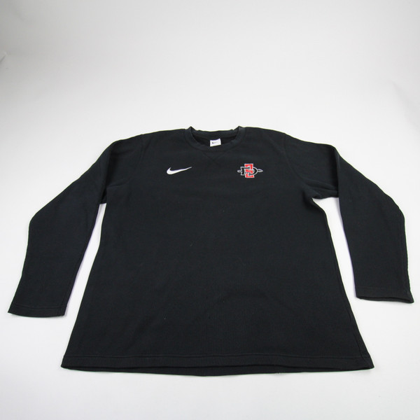 San Diego State Aztecs Nike Sweatshirt Men's Black Used L TOPS-181262