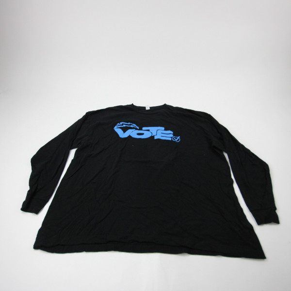 Los Angeles Chargers Smart Blanks Long Sleeve Shirt Men's Black Used 3XL TOPS-183183