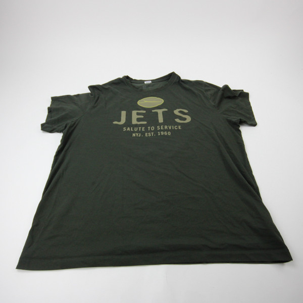 New York Jets Nike NFL On Field Nike Tee Short Sleeve Shirt Men's Used XXL TOPS-183117