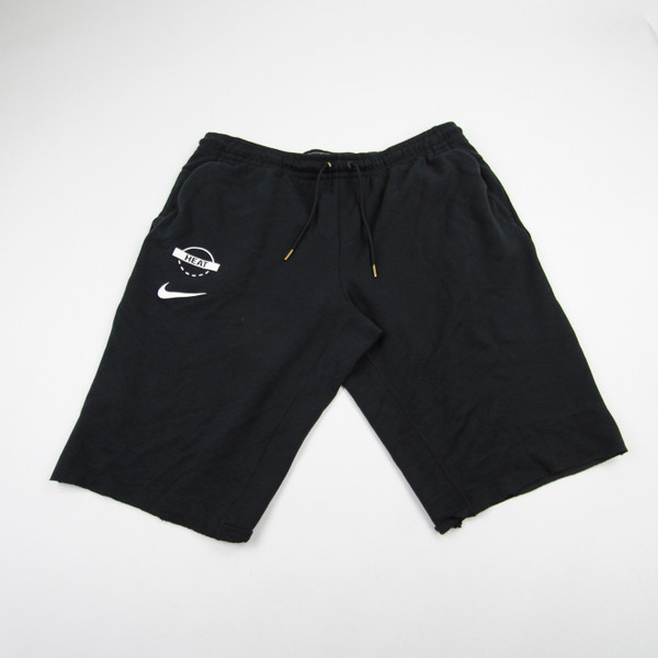 Miami Heat Nike NBA Authentics Practice Shorts Men's Black Used XXL