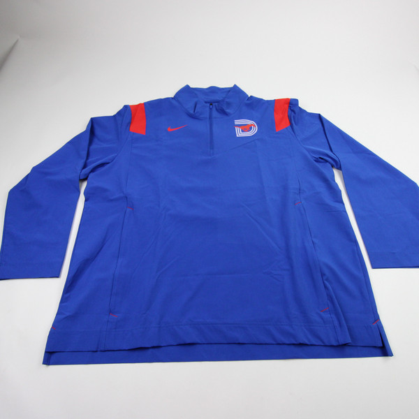 SMU Mustangs Nike Pullover Men's Blue Used XXL TOPS-183433