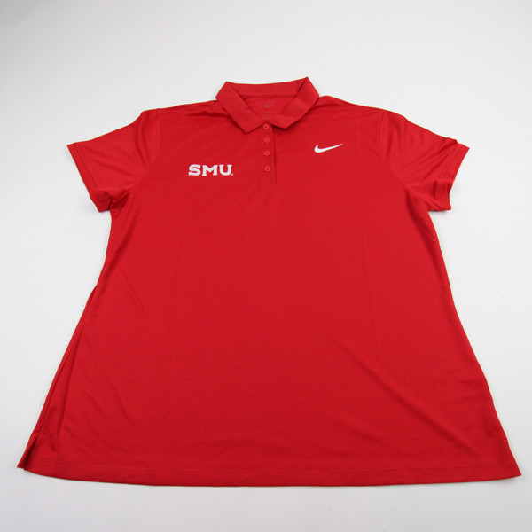 SMU Mustangs Nike Polo Women's Red New without Tags XL TOPS-183589