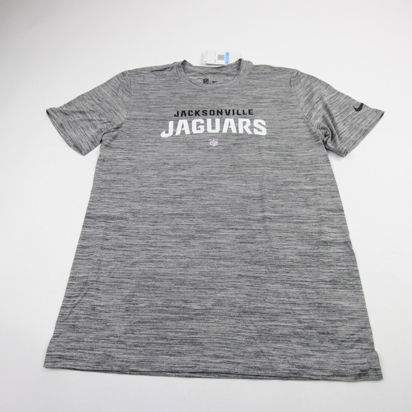 Jacksonville Jaguars Nike Dri-Fit Short Sleeve Shirt Men's Gray New with Tags M TOPS-183820