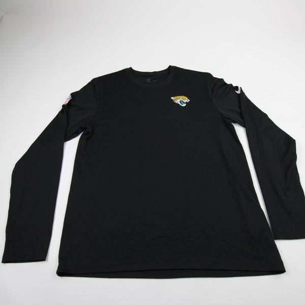 Jacksonville Jaguars Nike Dri-Fit Long Sleeve Shirt Men's Black Used L TOPS-183821