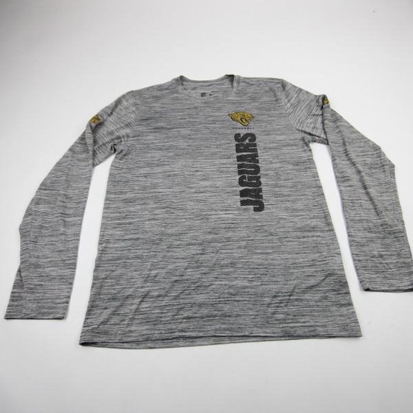 Jacksonville Jaguars Nike Dri-Fit Long Sleeve Shirt Men's Gray Used M TOPS-183790