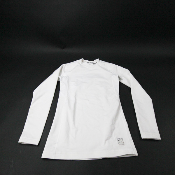 Nike Pro Dri-Fit Long Sleeve Shirt Women's White Used S TOPS-183877